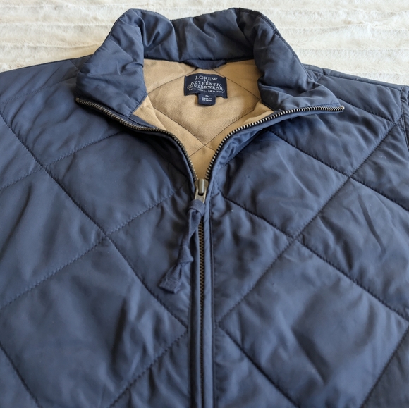 J. Crew Quilted Men's Vest Size Small - Picture 3 of 8